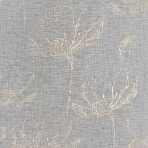 Gardine AMALIA weiß gold 140x250 Ösen