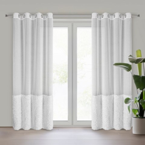 Gardine MARION weiß 140x250 Ösen