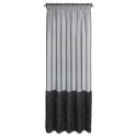 Gardine MARION schwarz 140x270 Kräuselband Tunnelzug