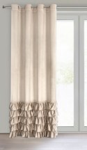 Vorhang CARLI beige 140x250 cm Ösen