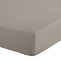 Betttuch SOFT silber 100x200 25CM 90