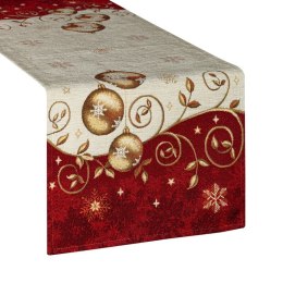 SZE Tischdecke 670 Weihnachten 45X140 -5% rot