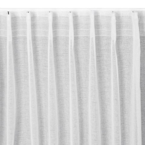 Gardine LAYLA weiß 140x270 Kräuselband FLEx