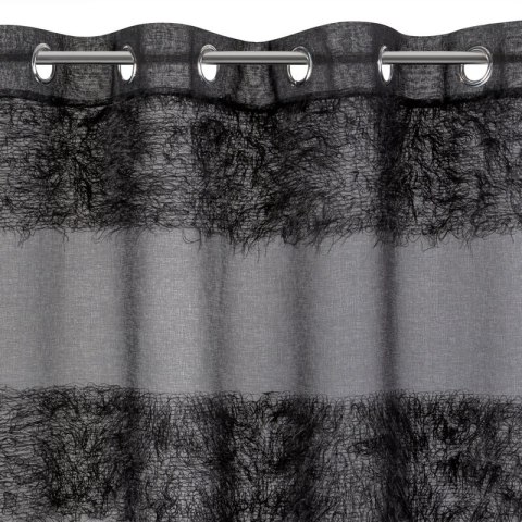 Gardine MARGARET schwarz 140x250 Ösen