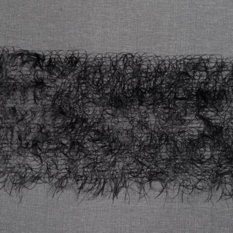 Gardine MARGARET schwarz 140x250 Ösen