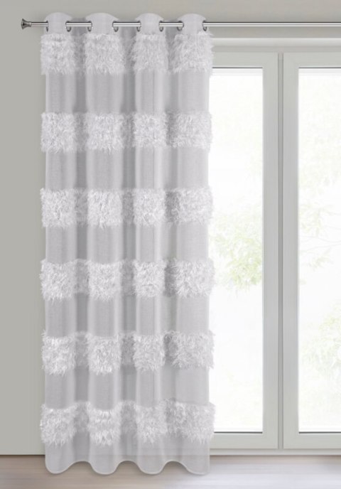 Gardine MARGARET silber 140x250 Ösen