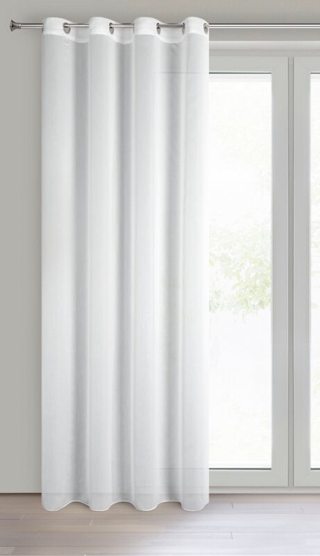 Gardine TIRSA weiß 140x250 Ösen