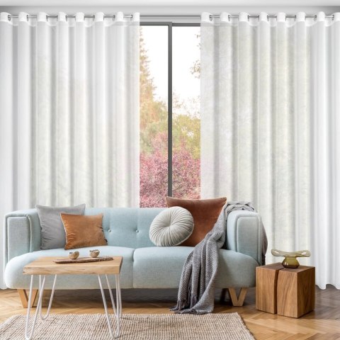 Gardine TIRSA weiß 300x250 Ösen