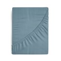 Jersey Betttuch blau 140x200 30CM 125