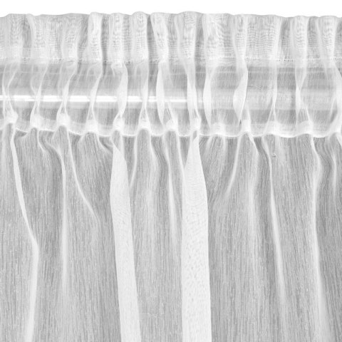 Gardine REBECCA weiß 350x160 Kräuselband
