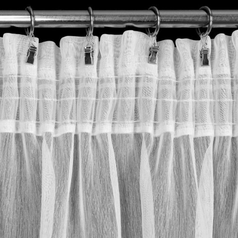 Gardine REBECCA weiß 350x160 Kräuselband