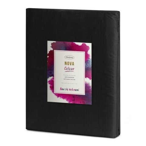 Bettwäsche garnitur NOVAC schwarz PO 180x200 schwarz