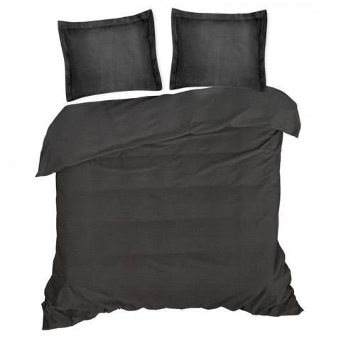 Bettwäsche garnitur NOVAC schwarz PO 180x200 schwarz