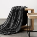 Wohndecke Kuscheldecke Decke MICROFASER Sofadecke Tagesdecke CINDY6 150x200 cm schwarz