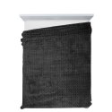 Wohndecke Kuscheldecke Decke MICROFASER Sofadecke Tagesdecke CINDY6 150x200 cm schwarz