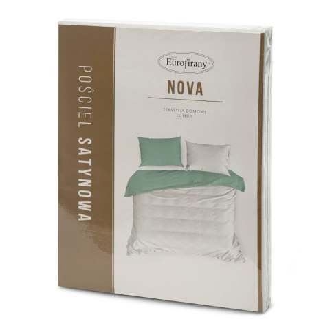 Bettwäsche garnitur NOVA3 weiß minze 140x200 70x80 x1