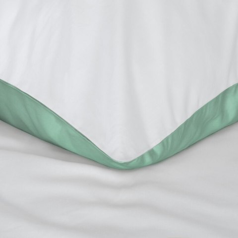 Bettwäsche garnitur NOVA3 weiß minze 140x200 70x80 x1