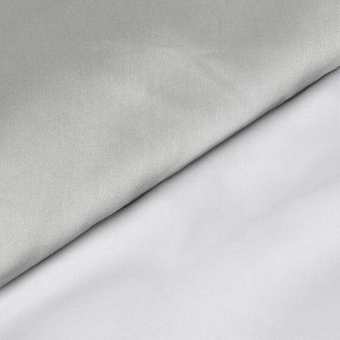 Bettwäsche garnitur NOVA3 weiß silber 220x200 2x Kissenbezüge 70x80