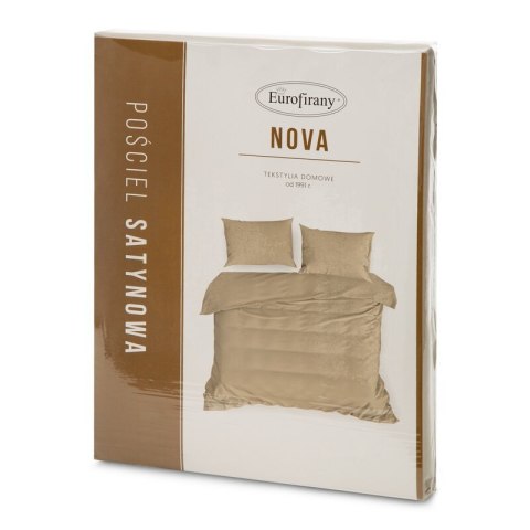 Bettwäsche garnitur NOVA3 beige1 180x200 2x Kissenbezüge 70x80