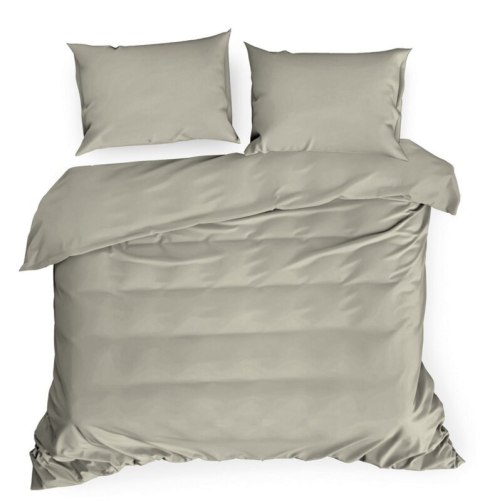 Bettwäsche garnitur NOVA3 beige1 180x200 2x Kissenbezüge 70x80