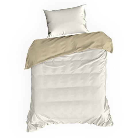 Bettwäsche garnitur NOVA3 creme beige 180x200 2x Kissenbezüge 70x80