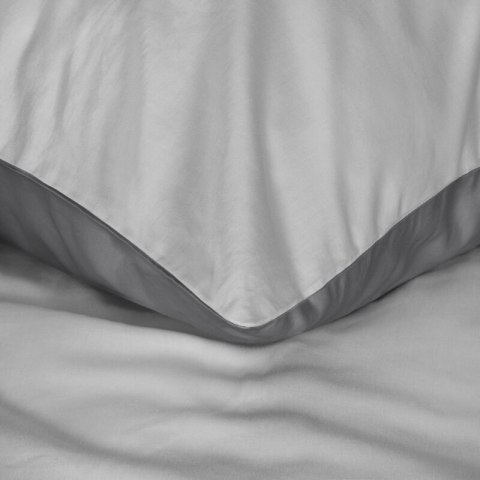 Bettwäsche garnitur NOVA3 silber stahl 220x200 2x Kissenbezüge 70x80