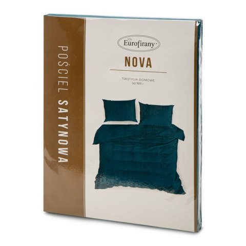 Bettwäsche garnitur NOVA3 türkis 220x200 2x Kissenbezüge 70x80