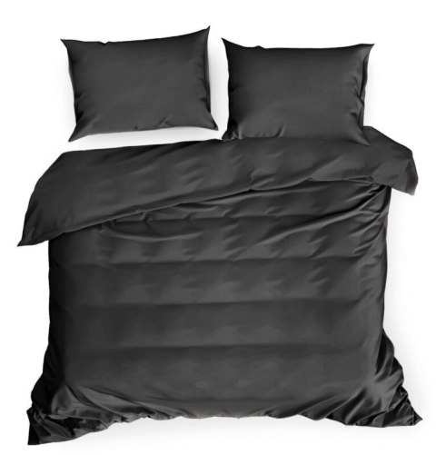 Bettwäsche garnitur DINA schwarz 140x200 70x80 x1