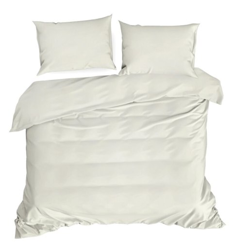 Bettwäsche garnitur DINA creme 160x200 2x Kissenbezüge 70x80