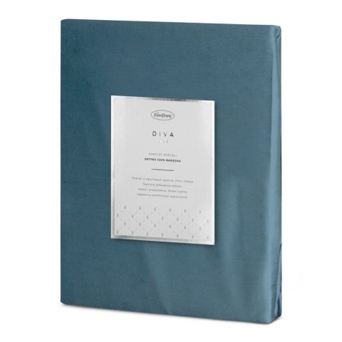 Bettwäsche garnitur DINA PETROL 160x200 2x Kissenbezüge 70x80