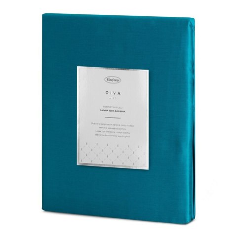 Bettwäsche garnitur DINA türkis 220x200 2x Kissenbezüge 70x80