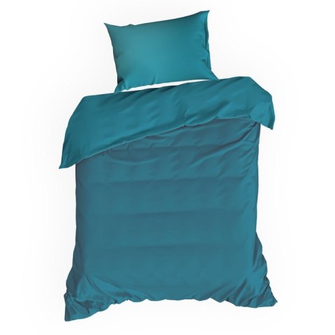 Bettwäsche garnitur DINA türkis 220x200 2x Kissenbezüge 70x80