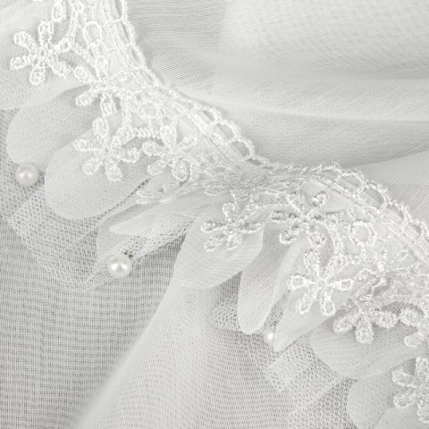 Gardine ELeinA weiß Set 140x270 Kräuselband Schlaufen