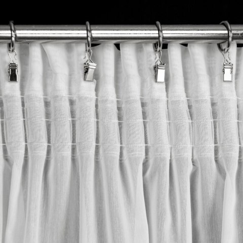 Gardine ELeinA weiß Set 140x270 Kräuselband Schlaufen