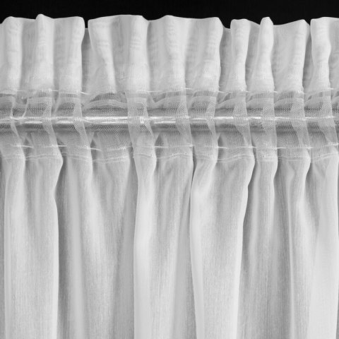 Gardine ELeinA weiß Set 140x270 Kräuselband Schlaufen