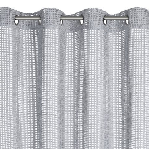 Gardine NELI silber 140x250 Ösen