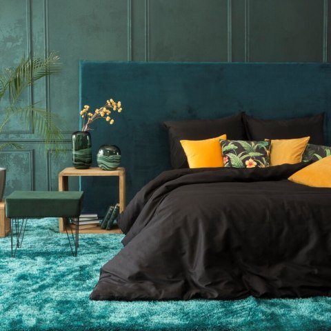 Bettwäsche garnitur DINA schwarz 220x200 70x80 x2