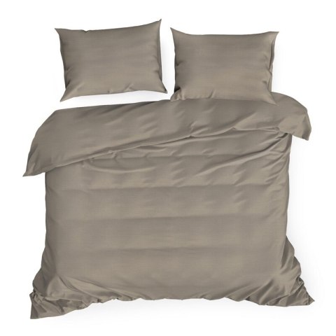 Bettwäsche garnitur DINA braun 220x200 70x80 x2