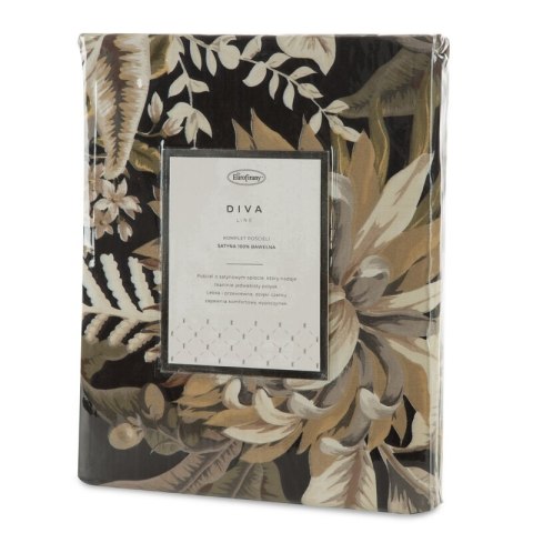 Bettwäsche garnitur Satin DIVA 22 160x200 2x Kissenbezüge 70x80