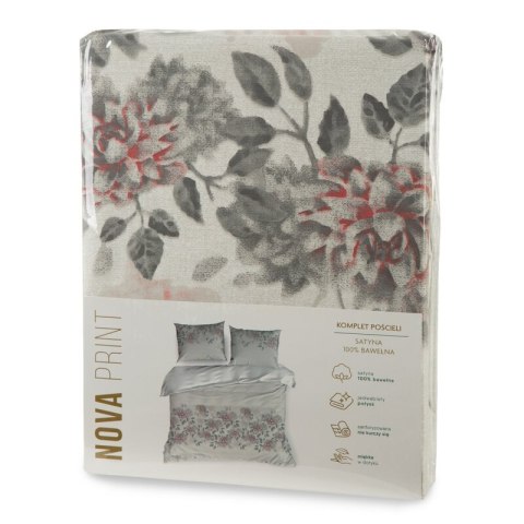 Satin Bettwäsche NIKA 43 220x200 70x80 x2