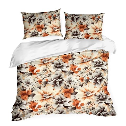 Bettwäsche garnitur Satin NIKA 51 160x200 2x Kissenbezüge 70x80