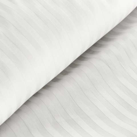Bettwäsche garnitur Satin VERA weiß 160x200 2x Kissenbezüge 70x80