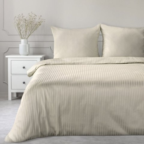 Satin Bettwäsche VERA beige 140x200 70x80 x1