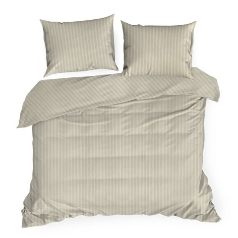 Satin Bettwäsche VERA beige 140x200 70x80 x1