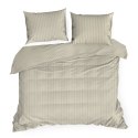 Bettwäsche garnitur Satin VERA beige 160x200 2x Kissenbezüge 70x80