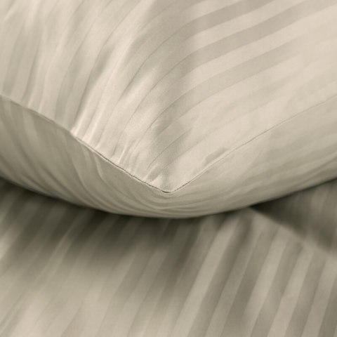 Bettwäsche garnitur Satin VERA beige 160x200 2x Kissenbezüge 70x80