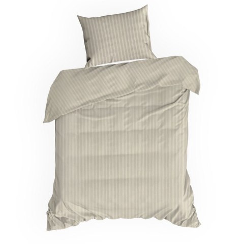 Satin Bettwäsche VERA beige 220x200 70x80 x2