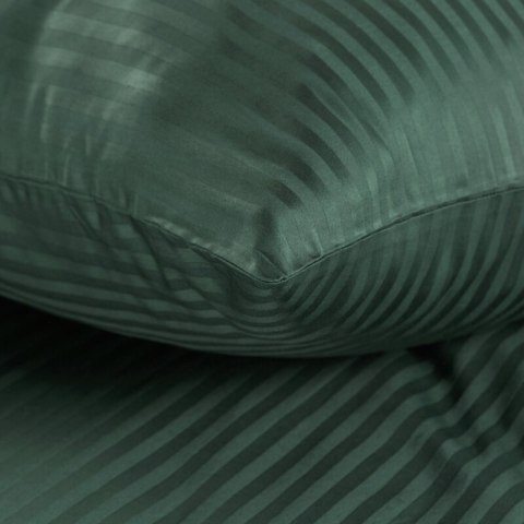 Satin Bettwäsche VERA dunkelgrün 140x200 70x80 x1