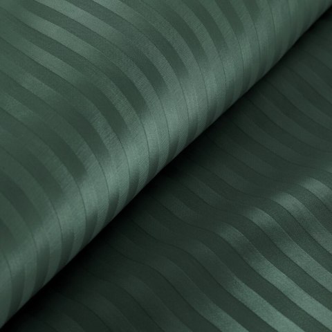 Bettwäsche garnitur Satin VERA dunkelgrün 220x200 2x Kissenbezüge 70x80