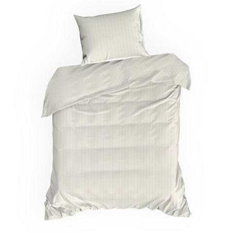 Bettwäsche garnitur Satin VERA creme 220x200 2x Kissenbezüge 70x80